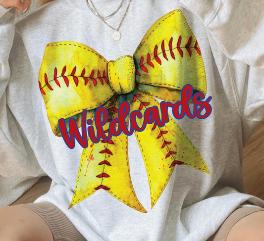 Adult softball bow Wildcards