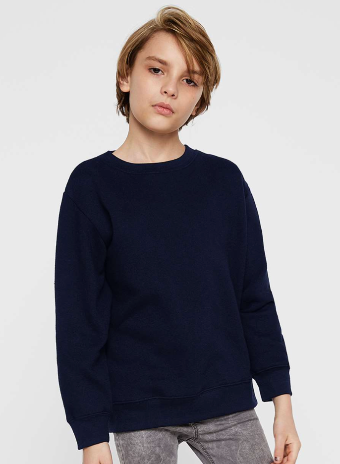 LAT - Youth Elevated Fleece Crewneck Sweatshirt - 2225 Navy