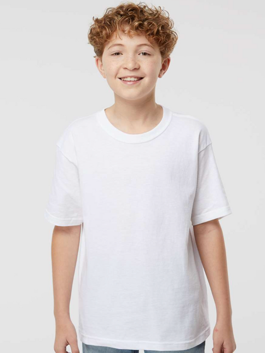 M&O - Youth Gold Soft Touch T-Shirt - 4850 White