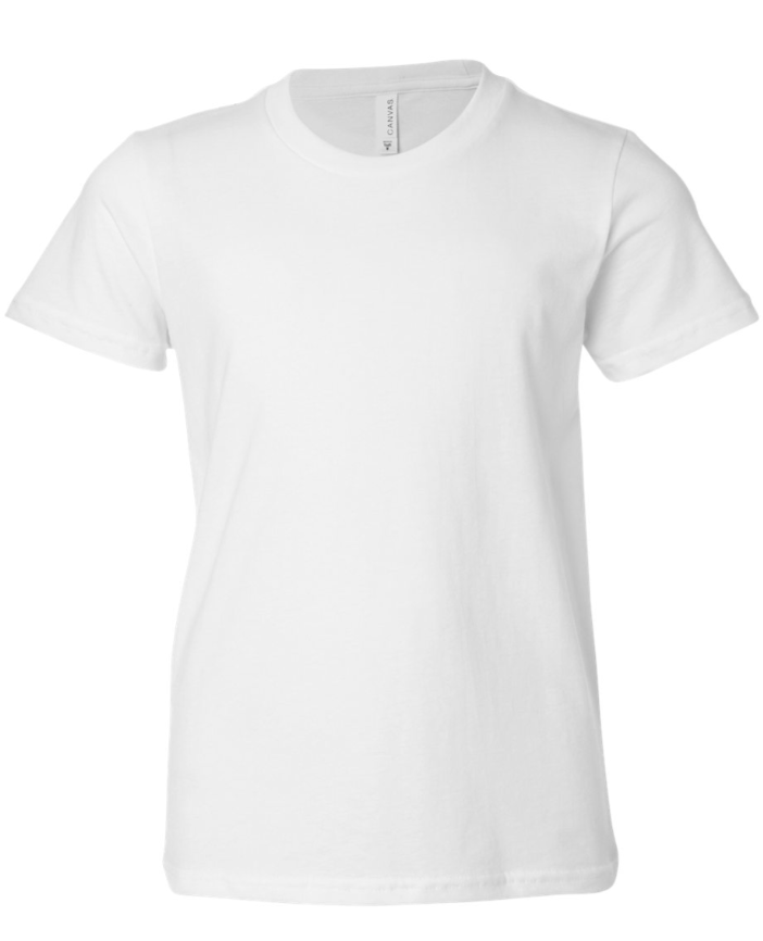 BELLA + CANVAS - Youth Jersey Tee - 3001Y White