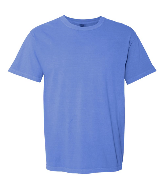 Comfort Colors - Garment-Dyed Heavyweight T-Shirt - 1717 FLO BLUE