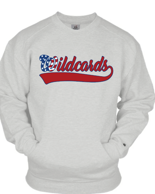 Adult front pocket sweatshirt - Wildcards logo