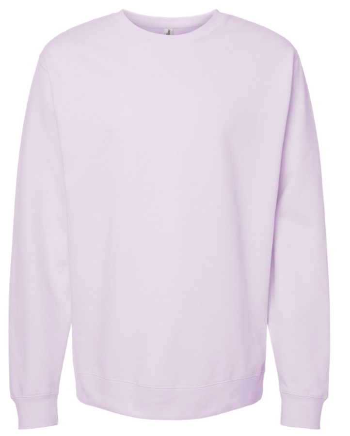 Independent Trading Co. - Midweight Crewneck Sweatshirt - SS3000 Lavender