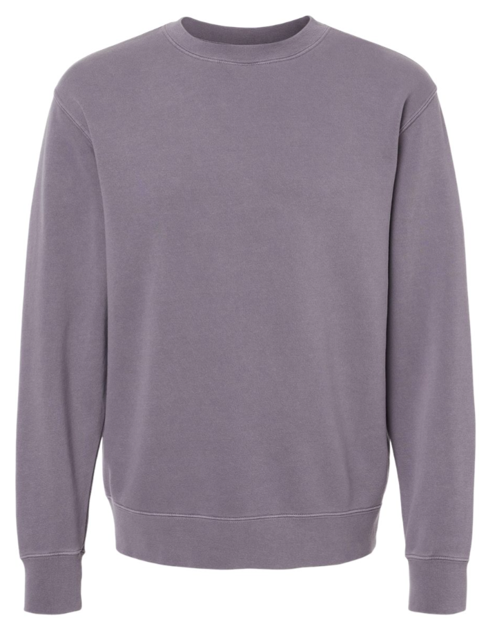 Independent Trading Co. - Midweight Crewneck Sweatshirt - SS3000 Pigment Plum