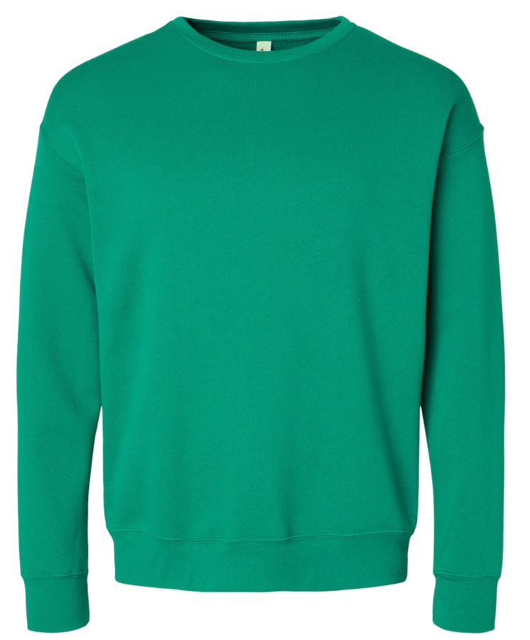 BELLA + CANVAS - Sponge Fleece Drop Shoulder Crewneck Sweatshirt - 3945 Kelly