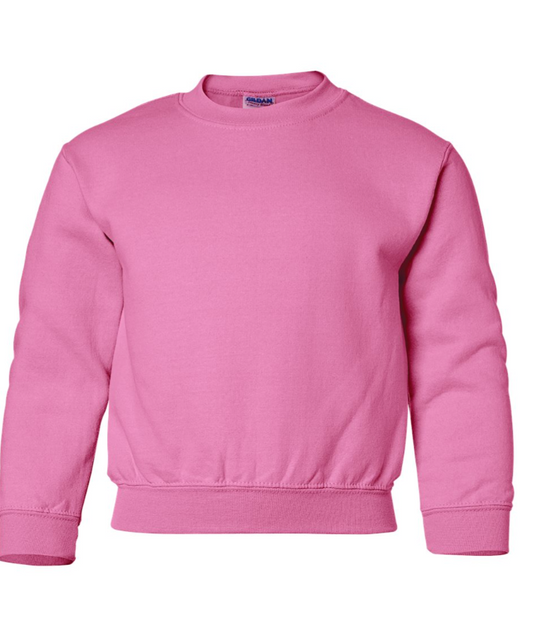 Gildan - Heavy Blend™ Youth Sweatshirt - 18000B Safety Pink