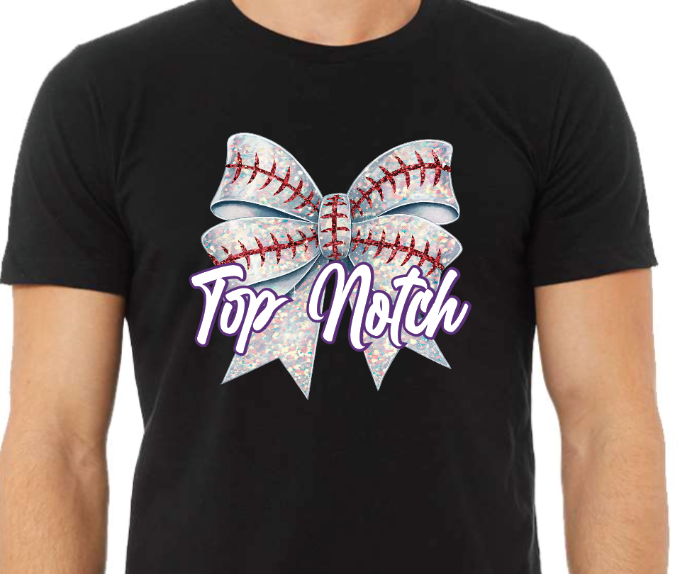 Adult baseball bow Top Notch