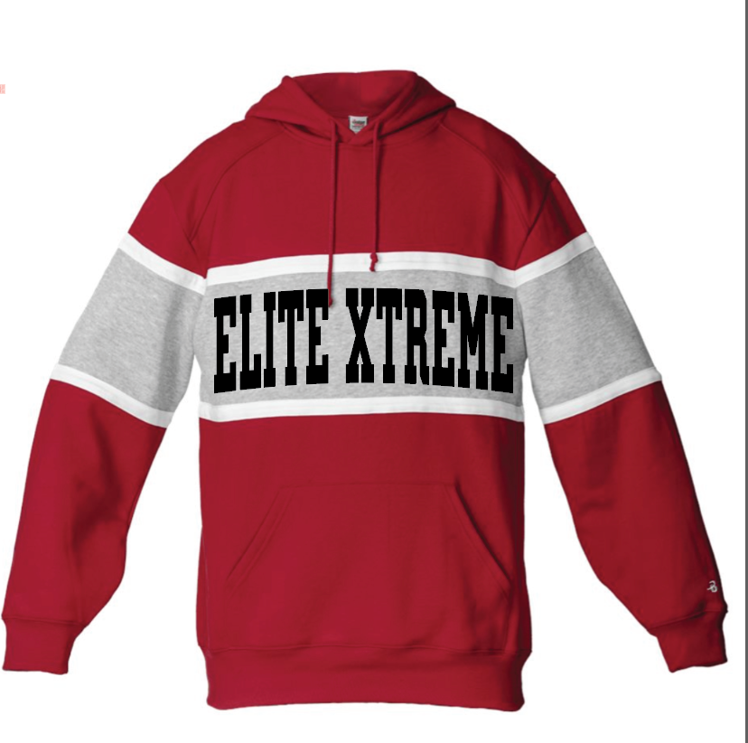 Varsity stripe hoodie