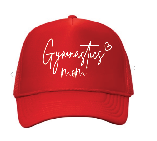 Gymnastics Mom trucker hat