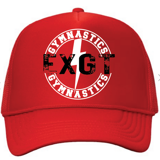 EXGT circle trucker hat