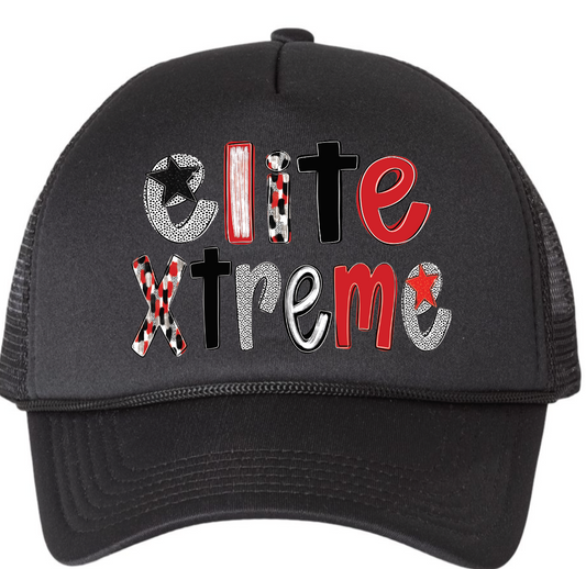 Elite Xtrme poppy alpha trucker hat