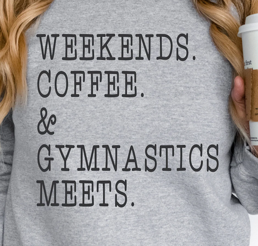 Weekends coffee & gymnastics meets