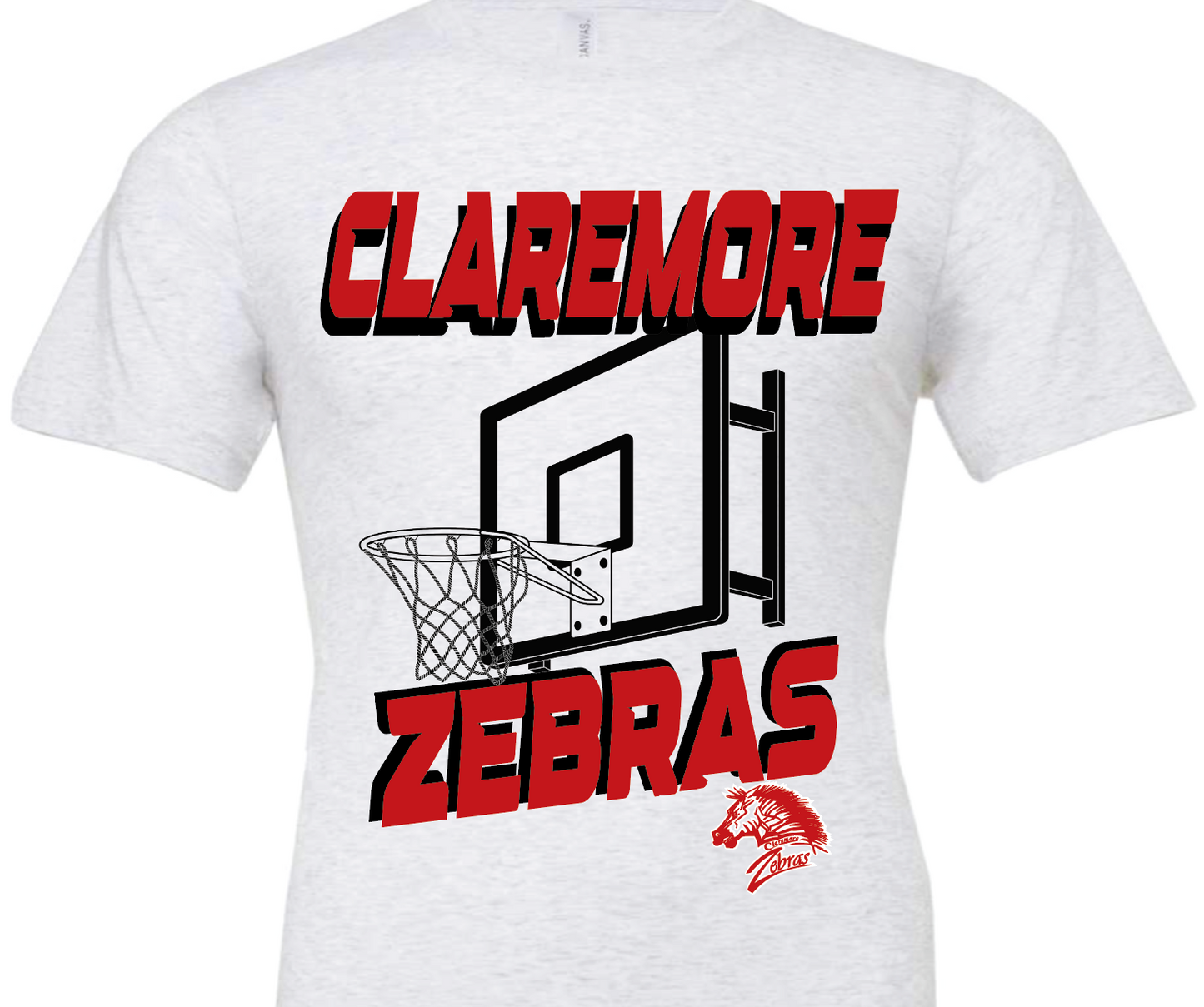 Youth Claremore Zebras basketball goal