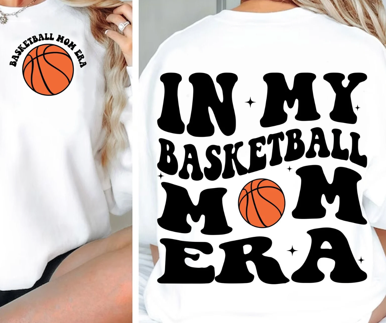 In my Basketball mom era - black design