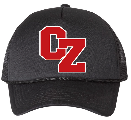 Black CZ hat