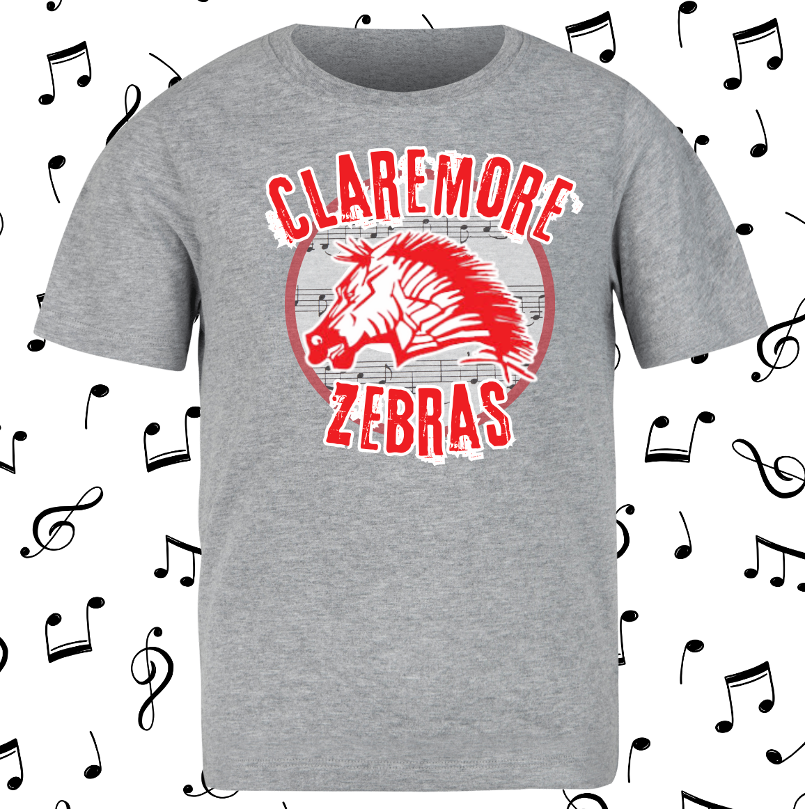 Claremore Zebras with music background