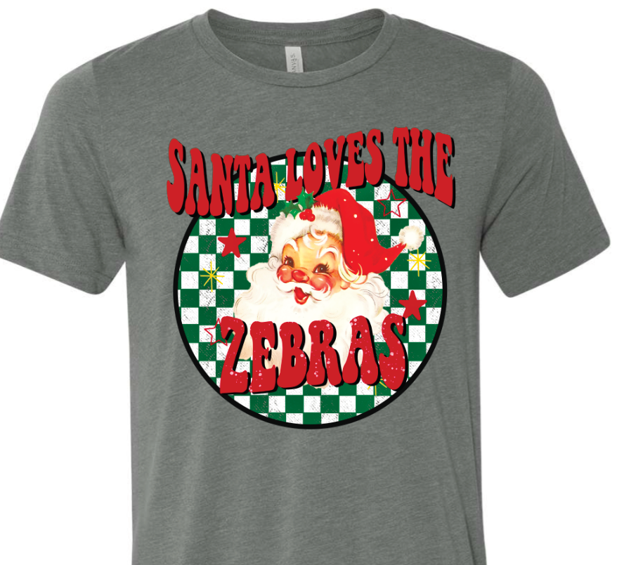 Santa Loves the Zebras.