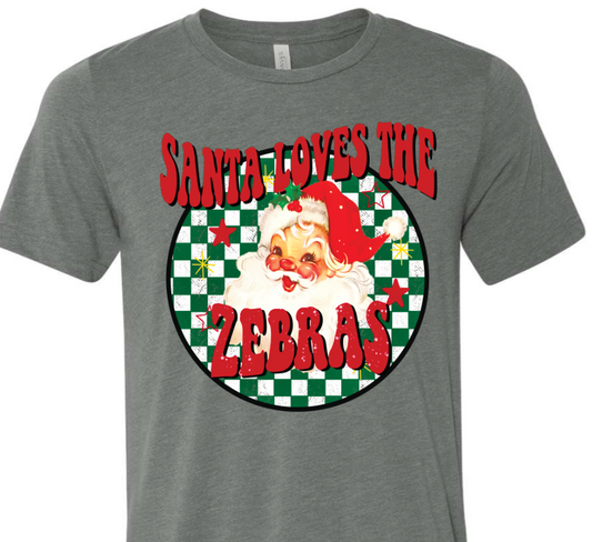 Santa Loves the Zebras.