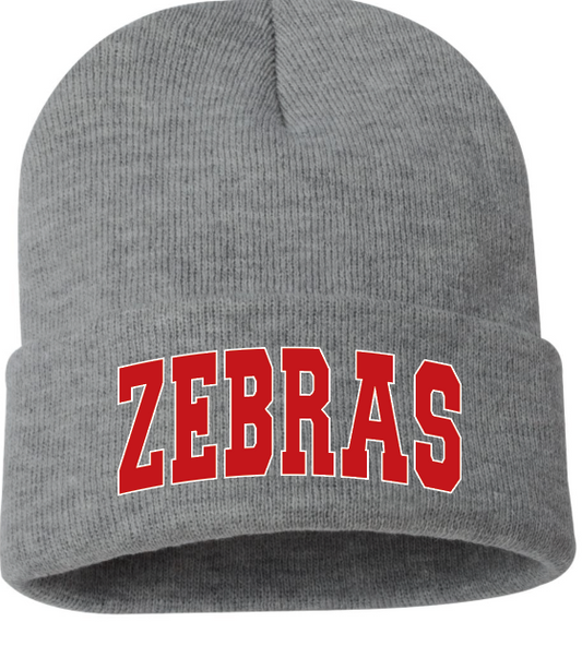 Grey Zebras beanie