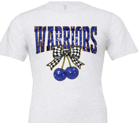 WARRIORS sequin cherries