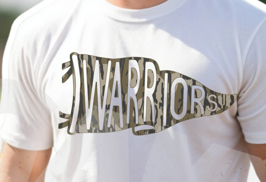 Warriors camo pennant