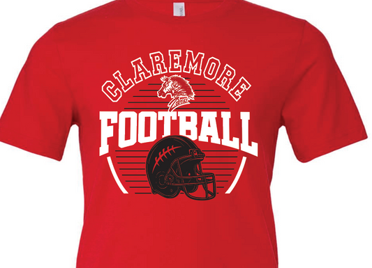 Performance Tee (Moisture Wicking) red lines 6th grade football