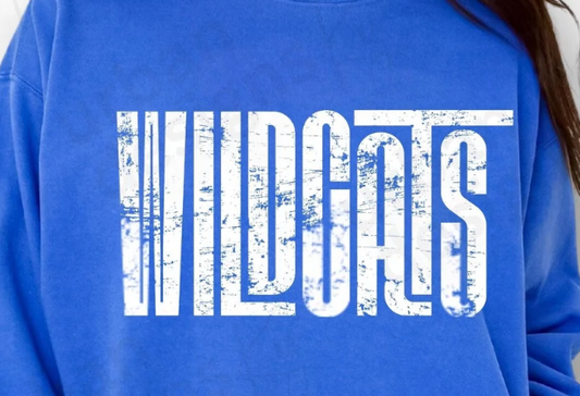 Chouteau Wildcats distressed