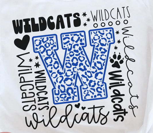Chouteau Wildcats typography
