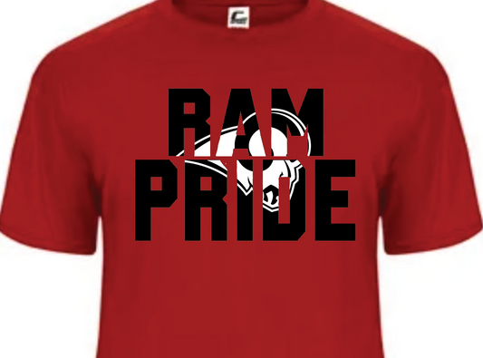 Ram Pride youth football tee