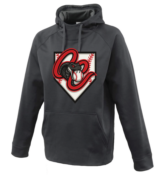 Cobras logo - performance hoodie