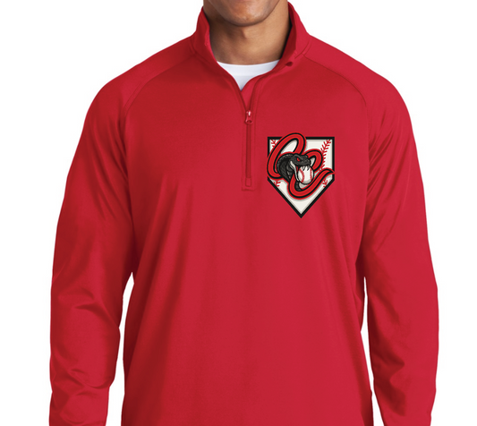 Cobras SportTek 1/4 zip performance