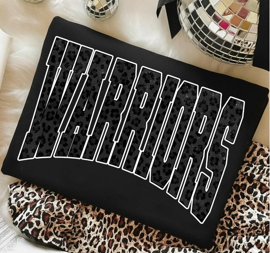 CCA - black glitter checker