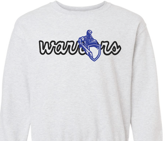 CCA - embroidered vintage warriors mascot