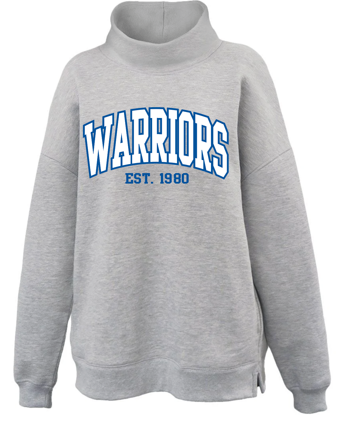 CCA - embroidered WARRIORS mockneck