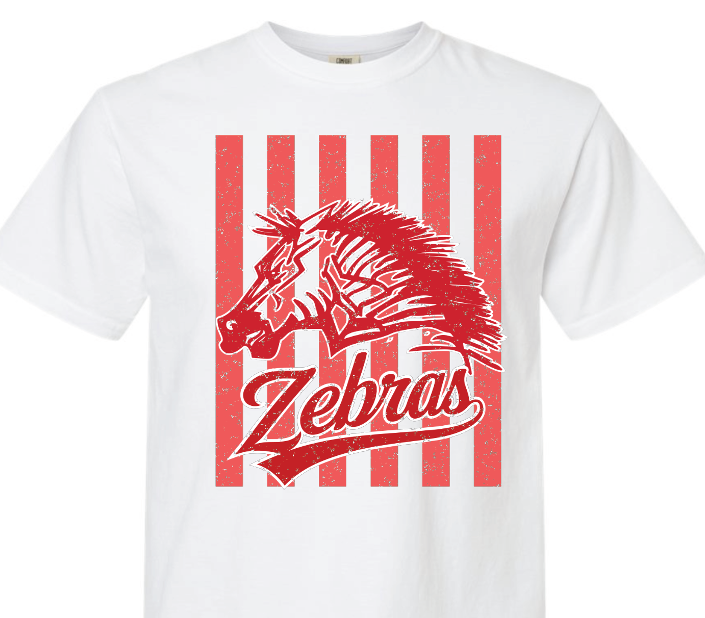 CES - white Zebra head stripes