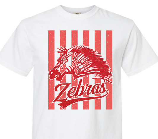 CES - white Zebra head stripes