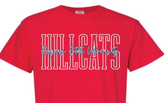 RD - tall skinny mascot inlay Hillcats