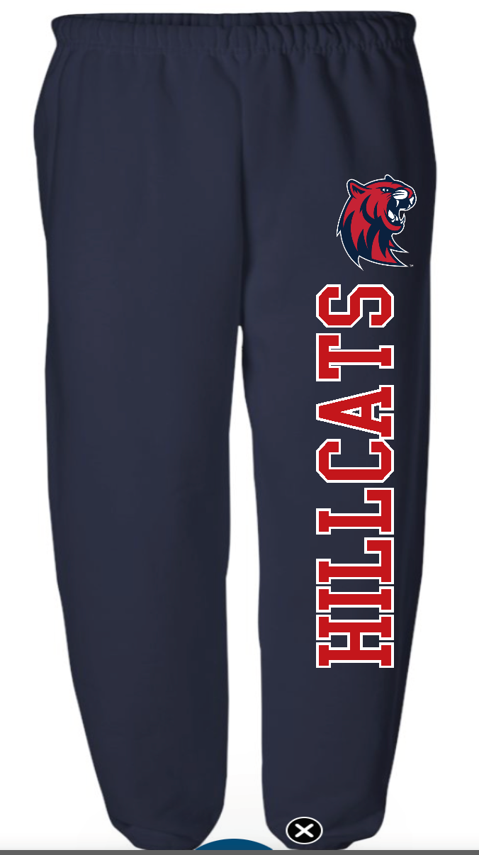 RD navy Hillcats sweatpants