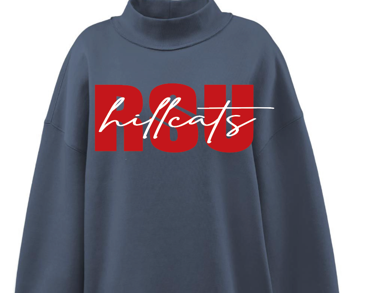 RD - navy mockneck RSU hillcats