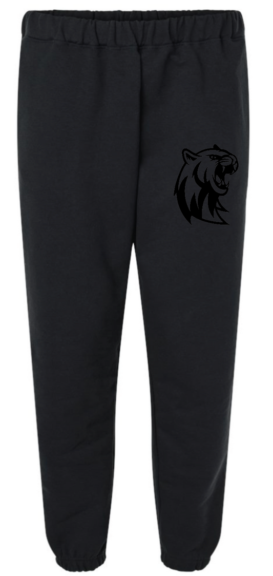 RD hillcat heat black on black puff sweatpants
