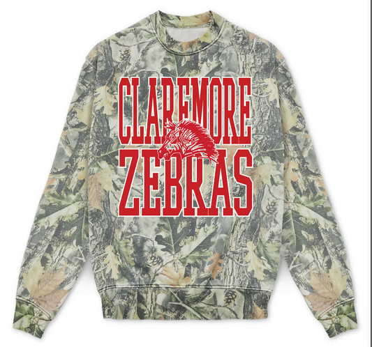 RE - camo Claremore Zebras