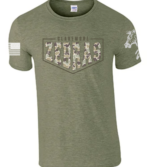 RE - claremore zebras camo