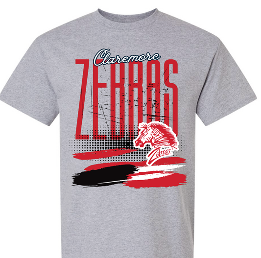 WRJH - Claremore Zebras grunge