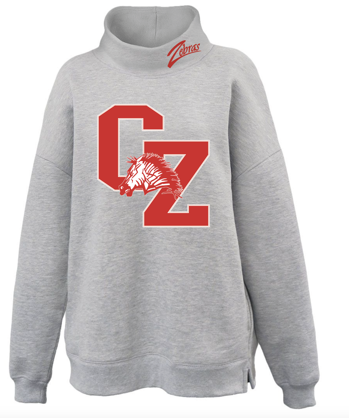 WRJH - CZ grey mockneck