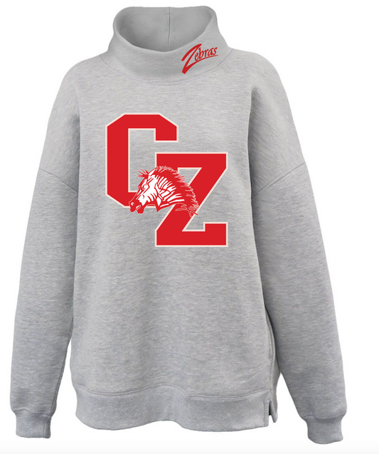 WRJH - CZ grey mockneck