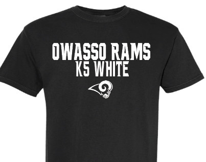ORK5 - Owasso Rams K5 white