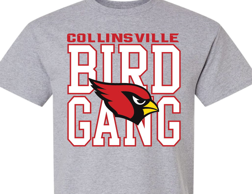 CCC - Bird Gang cheer shirt