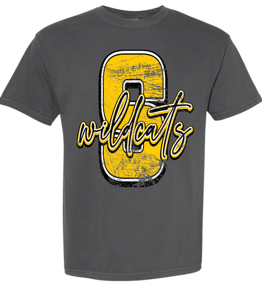 Salina Wildcats retro distressed