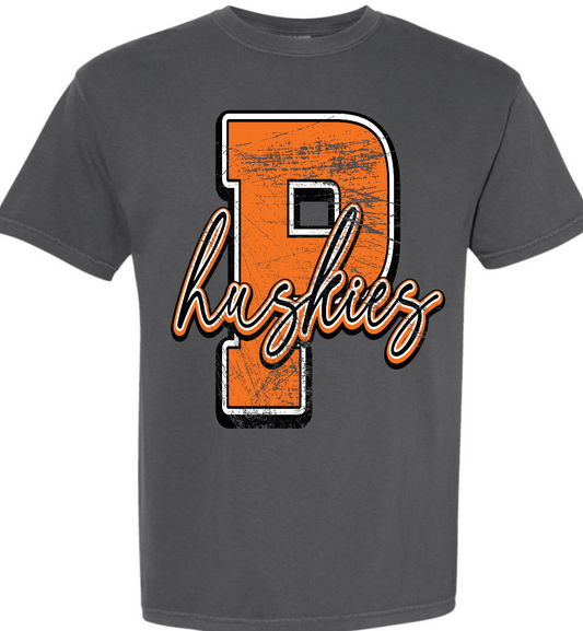 Pawhuska Huskies retro distressed