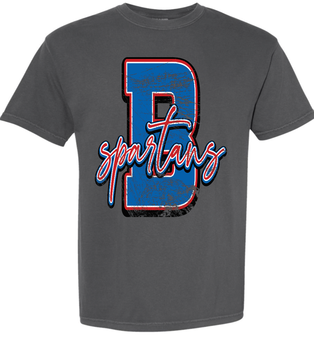 Bixby Spartans retro distressed